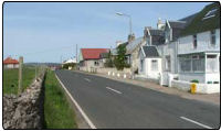 A view of the village of Southend near Campbeltown