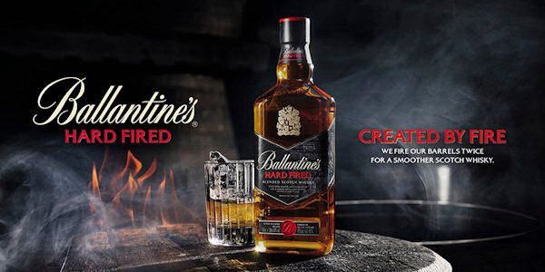 Ballantine's Hard Fired Unveiled :: New Scotch whisky born from bespoke extra char process :: 5th November, 2015