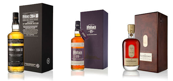 Three New And Very Special Releases From Benriach And Glendronach