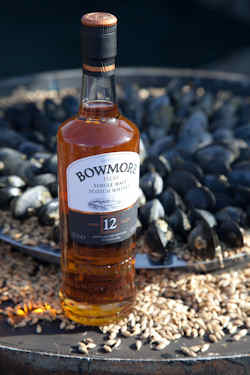 Bowmore 12 Years Old reflects the raw essence of Bowmore and Islay