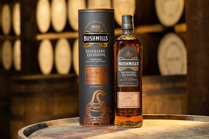 Bushmills Irish Whiskey introduces new limited-edition single malt aged in indestructible Acacia wood casks