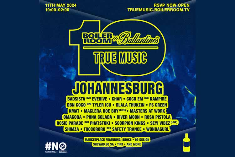 Ballantine’s And Boiler Room Link With Sarz And Friends To Kick Off True Music 10 Celebrations