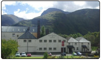 A photo of the Ben Nevis Scotch Whisky Distillery in Fort William