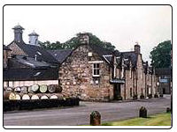 A photo of the Dalmore Distillery in Brora, Scotland