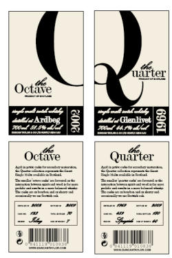 The Octave and Quarter Range provides a method of cask ownership that is totally unique and perfect for corporate and own label bottlings or personalizing your own bottles with your family, company or club name.