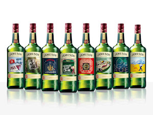 Jameson launches new city editions travel retail exclusive