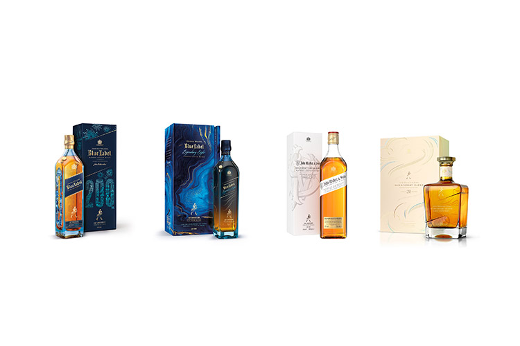 Johnnie Walker celebrates 200th anniversary with four exclusive releases including a new bottle design and three newly crafted whiskies.