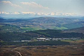 View around the famous Tomatin Distillery