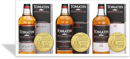 Tomatin Awarded four medals