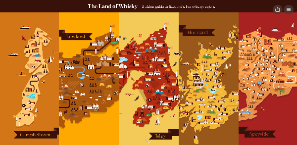 VisitScotland - Interactive Whisky Map