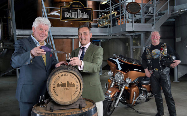 Bikers at Europe's biggest Harley-Davidson rally get a taste for the Cairngorms with newly launched Speyside Distillery's Beinn Dubh whisky