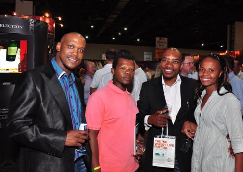 Visitiors at the FNB Whisky Live