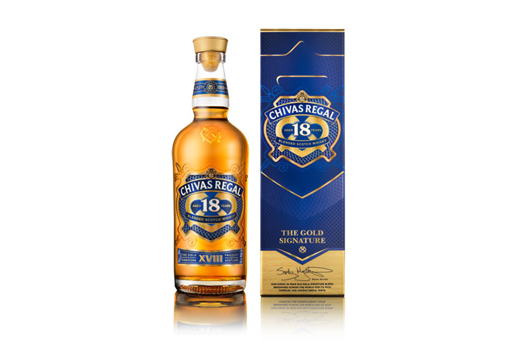 Chivas Regal 18 Unveils Sleek New Look: 25% Lighter Glass Bottle, Same Award-Winning Taste