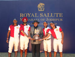 Royal Salute Cup - Maharaja of Jodhpur Toasts Diamond Jubilee Year as the 61st Cavalry Team Claim Victory- 3rd January, 2013