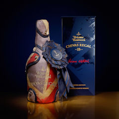 Chivas Regal 18 year old by Vivienne Westwood unveiled at London fashion week