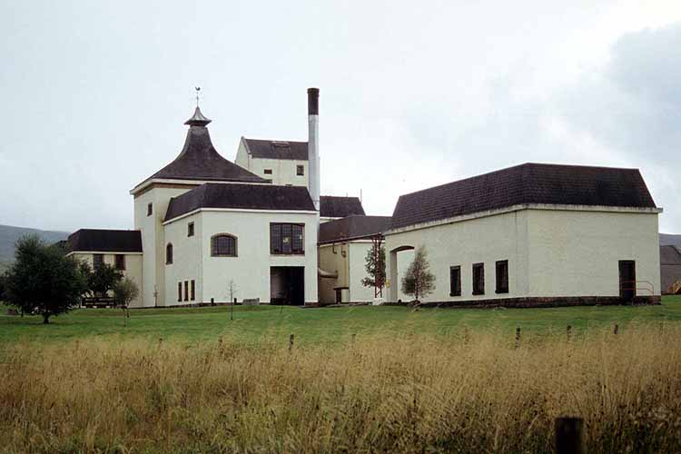 A view of the Braeval Scotch Whisky Distillery