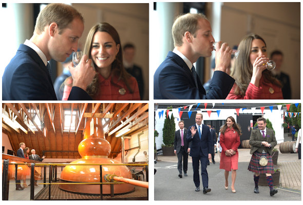 Duke And Duchess Of Cambridge Officially Re-Open Scotland's Oldest Distillery | Glenturret Distillery home to The Famous Grouse Experience