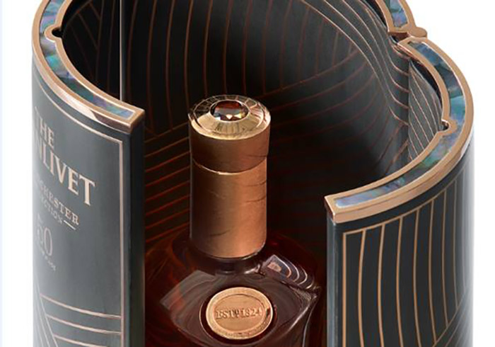 The Vintage 1967 design is inspired by the nature around The Glenlivet distillery in Scotland