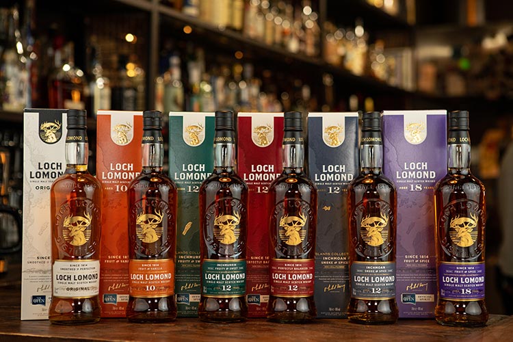 Loch Lomond Whiskies has unveiled a complete brand refresh throughout Domestic and Global Travel Retail single malt Scotch whisky ranges.  