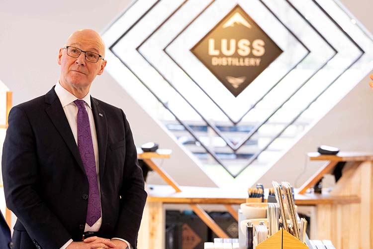 The Rt. Hon. John Swinney MSP, First Minister of Scotland Officially Opens Luss Distillery The Rt. Hon. John Swinney MSP, First Minister of Scotland Officially Opens Luss Distillery