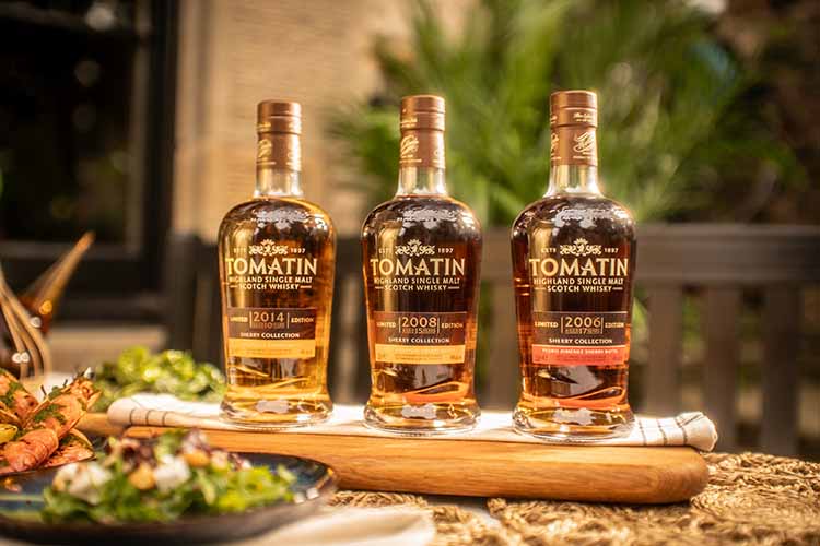 Tomatin Distillery launches The Sherry Collection, a trio of single malts which celebrates sherry’s renaissance