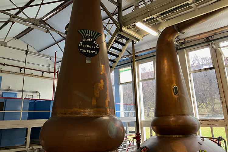 Tomintoul Distillery Tour: Barrels of whisky